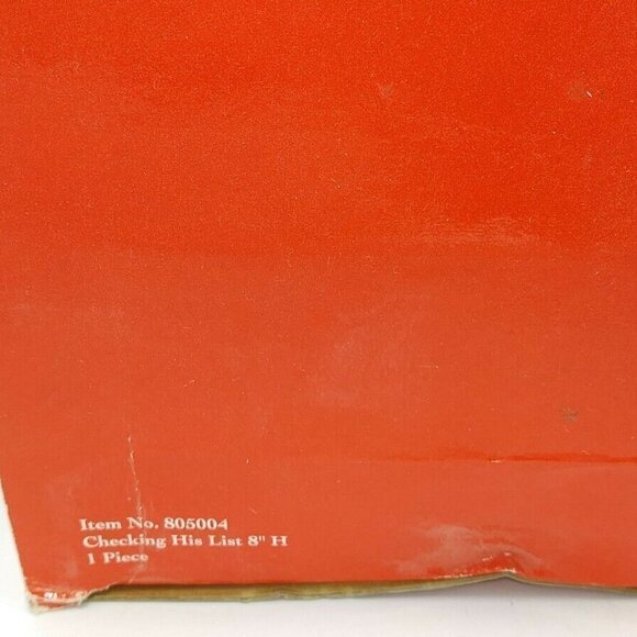 Clothtique Possible Dreams Santa #805004 Checking His List Christmas 95-96 - Picture 13 of 15